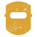 Agency501 welding mask logo mark